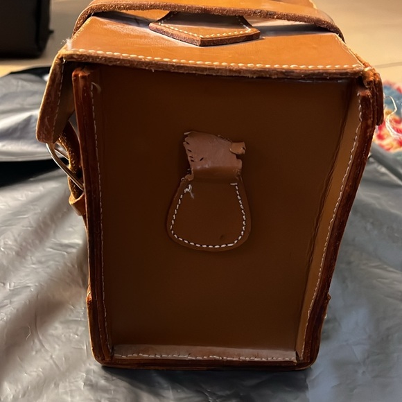 Ralph Lauren leather hard case handbag vintage - Picture 4 of 6